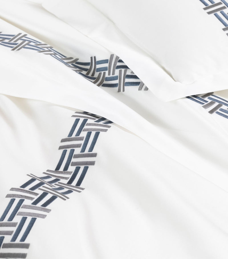 Frette Basket Weave Super King Duvet Cover 260cm x 240cm - British product