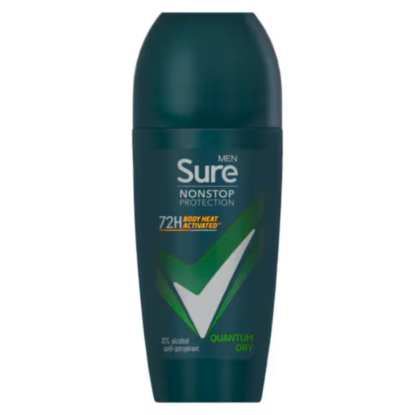 Sure Men Quantum Dry roll-on antiperspirant 50ml (British brand)