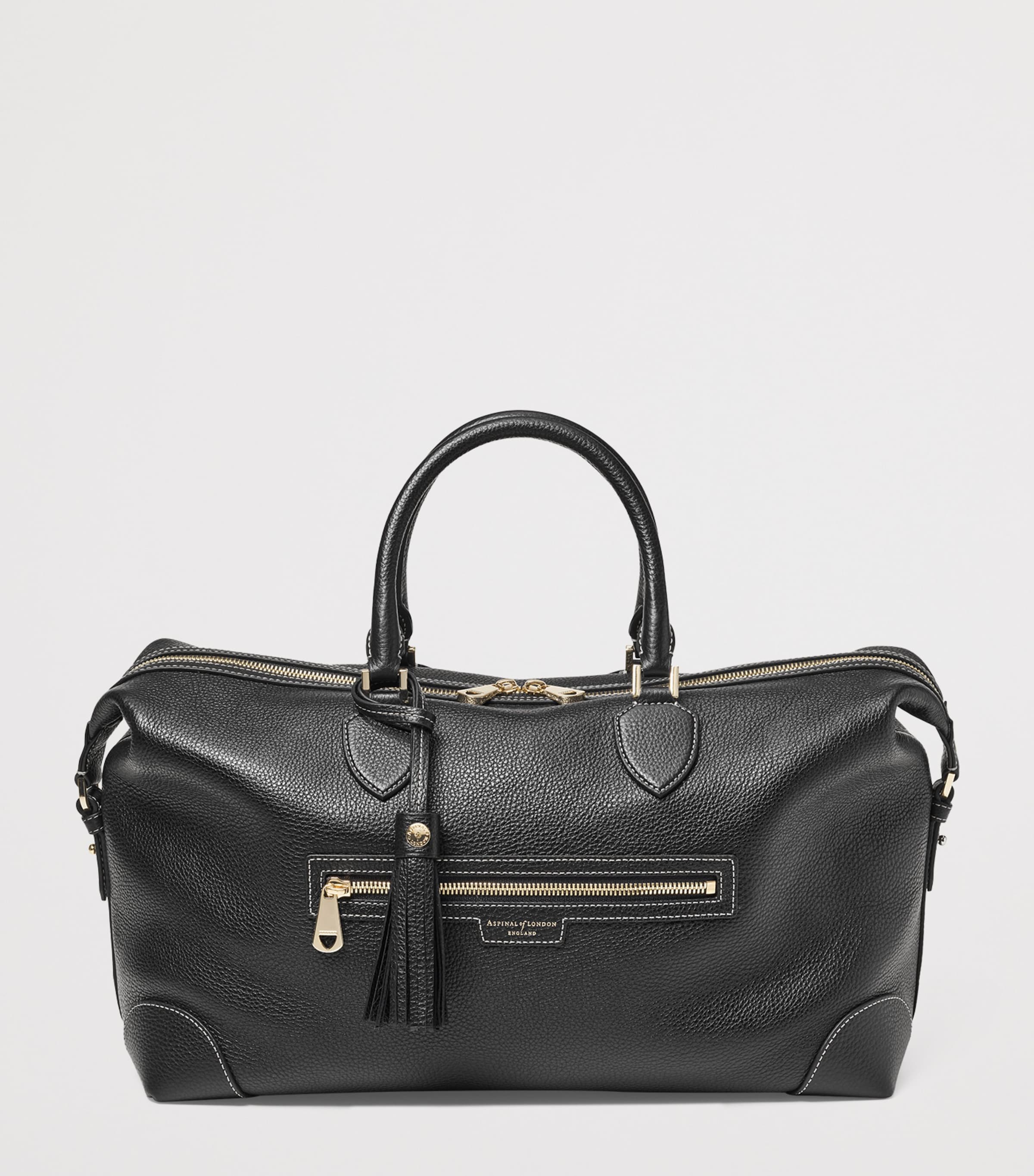 Aspinal Of London Leather Hudson Flight Bag