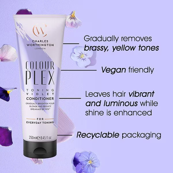 Charles Worthington violet toning conditioner 250ml - British product