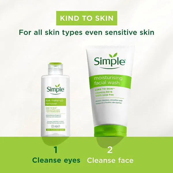 Simple Kind to Skin Eye Make-Up Remover 125ml (British brand)