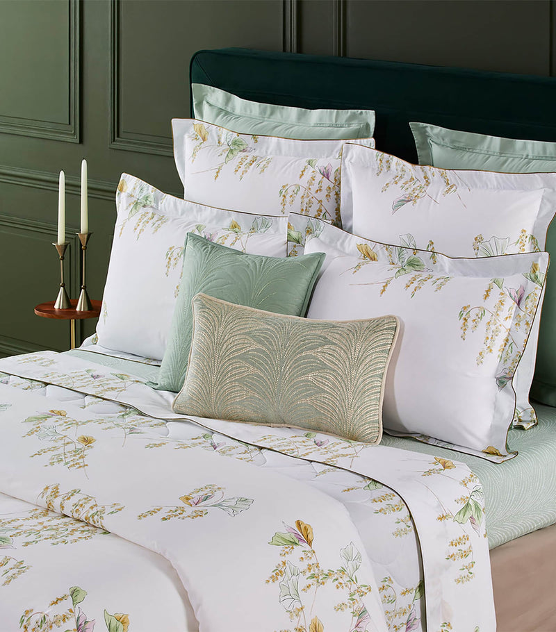 Yves Delorme double fitted sheet 140cm x 200cm (British brand)
