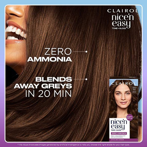 Clairol Semi-Permanent Hair Dye Light Ash Brown - British product