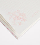 Harrods toile A5 notebook, UK version