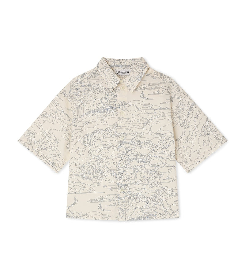 Bonpoint cotton printed shirt 10-14 years - British product