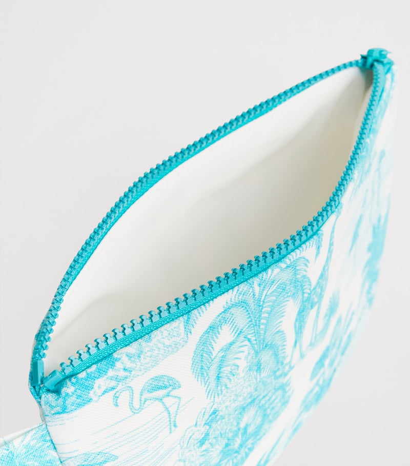 MARIE RAXEVSKY Small Waterproof Jungle Print Pouch