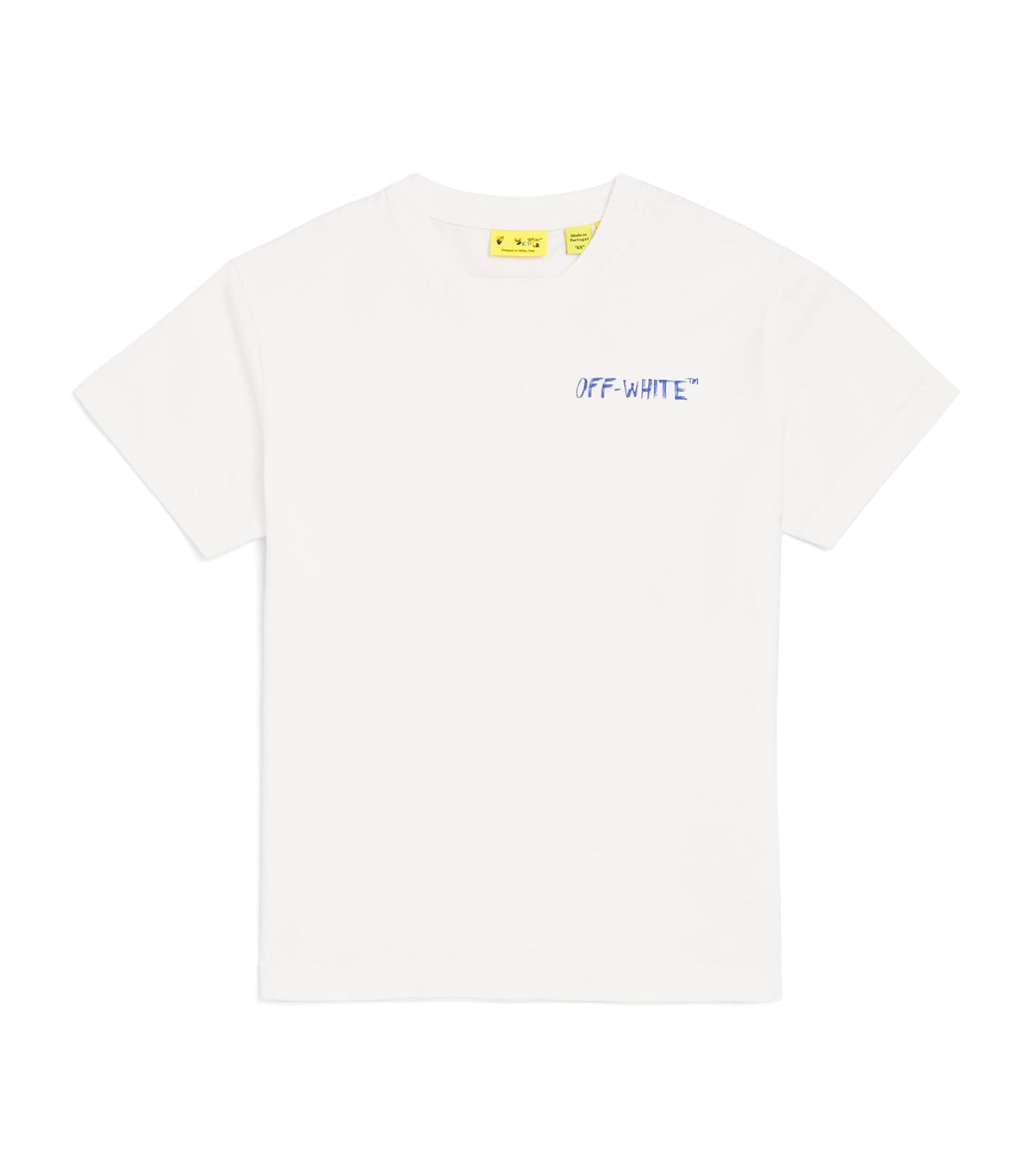 Off-White Kids Cotton Arrows T-Shirt for ages 4-12+ years, imported from the UK
