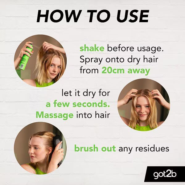 got2b Fresh It Up Extra Fresh Dry Shampoo 200ml, UK version