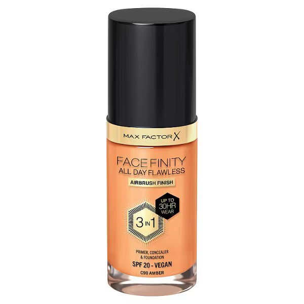Max Factor Facefinity Foundation Amber, imported from the UK