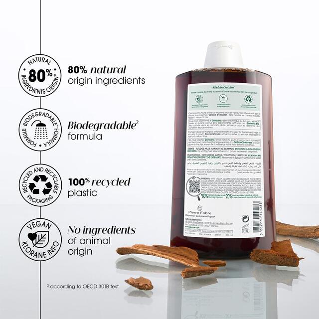 Klorane Shampoo with Quinine and Organic Edelweiss for Thinning Hair   200ml - McGrocer