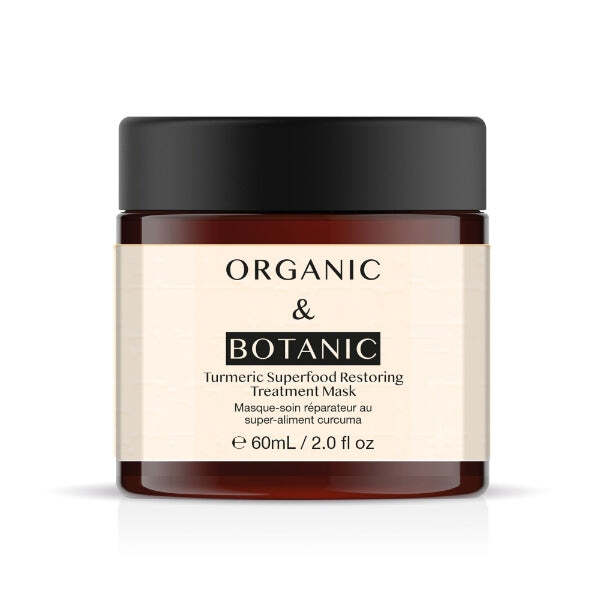 Organic & Botanic Turmeric Treatment Mask 60ml, imported from the UK