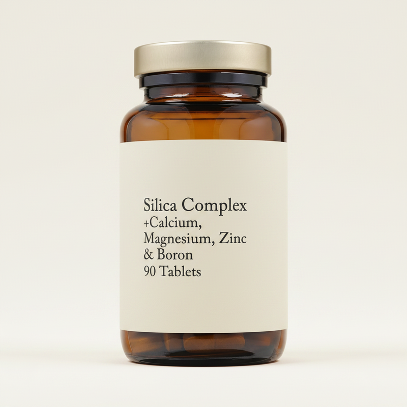 Holland & Barrett Vegan Silica Complex Hair Skin Nails 90 tablets, UK version