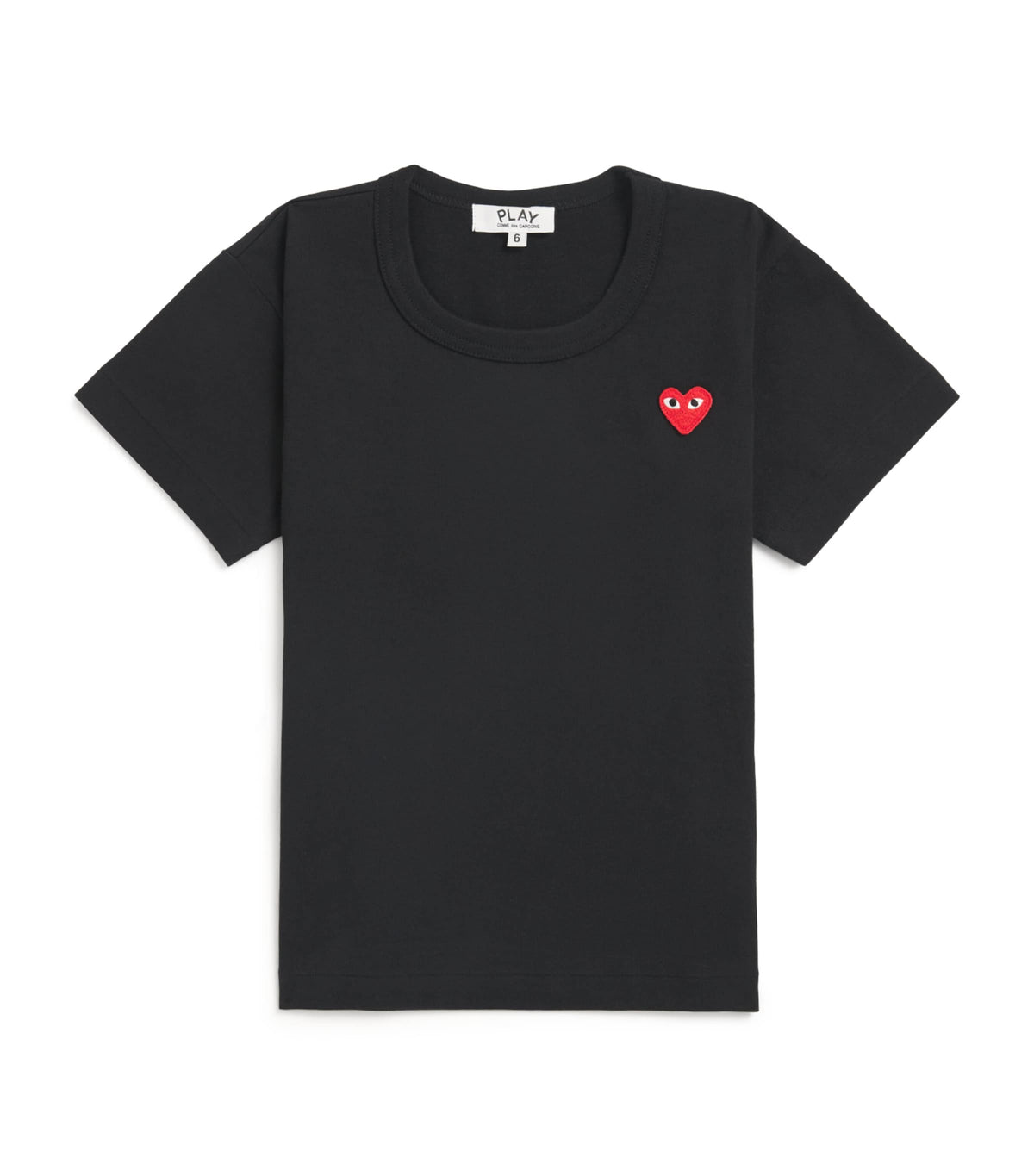 Comme Des Garçons cotton heart logo T-shirt for kids 2-6 years - British product