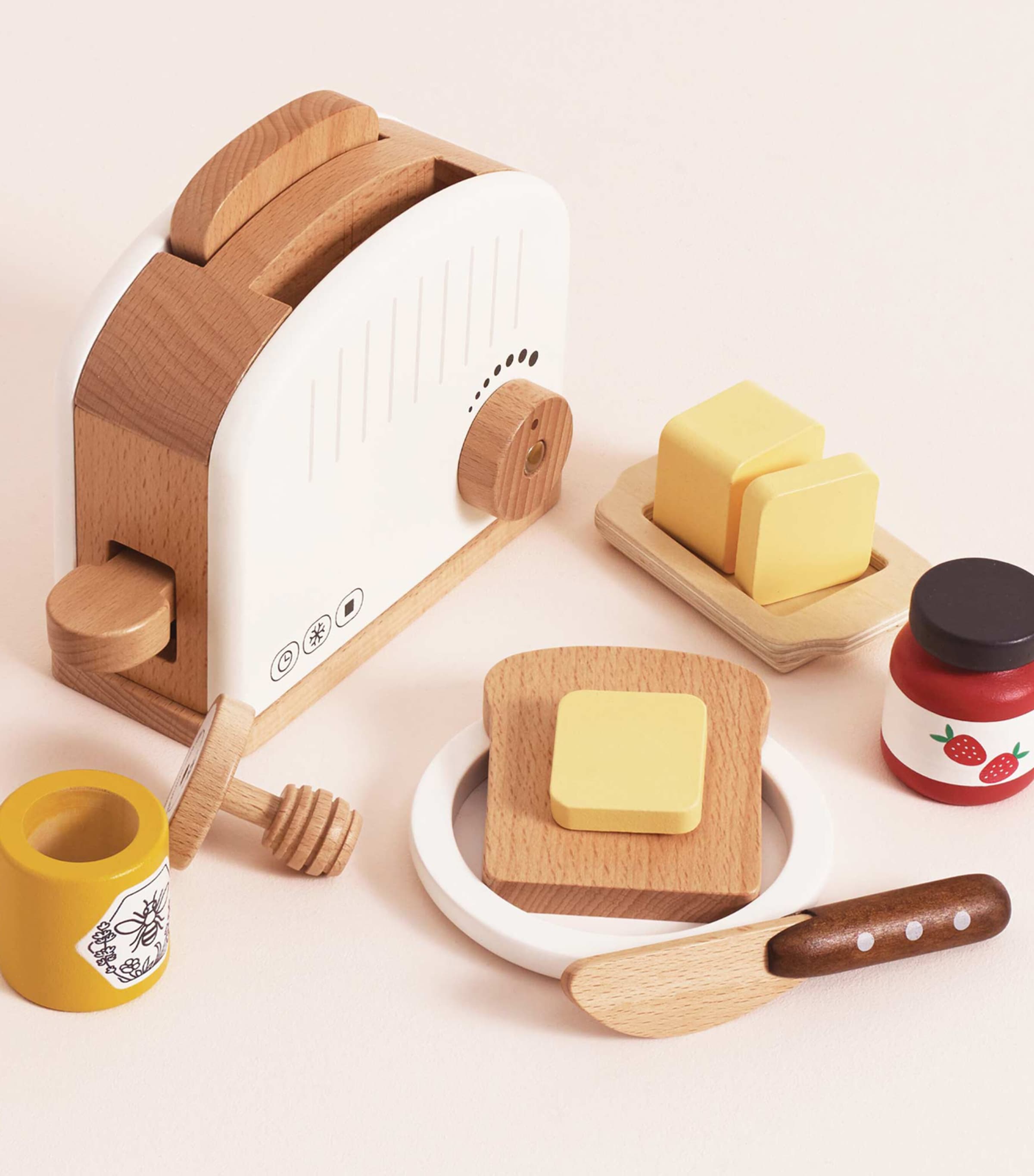 Le Toy Van Wooden Breakfast Toaster Playset
