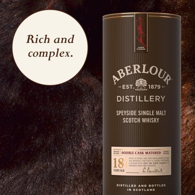 Aberlour 18 Year Old Speyside Single Malt Scotch Whisky   50cl - McGrocer