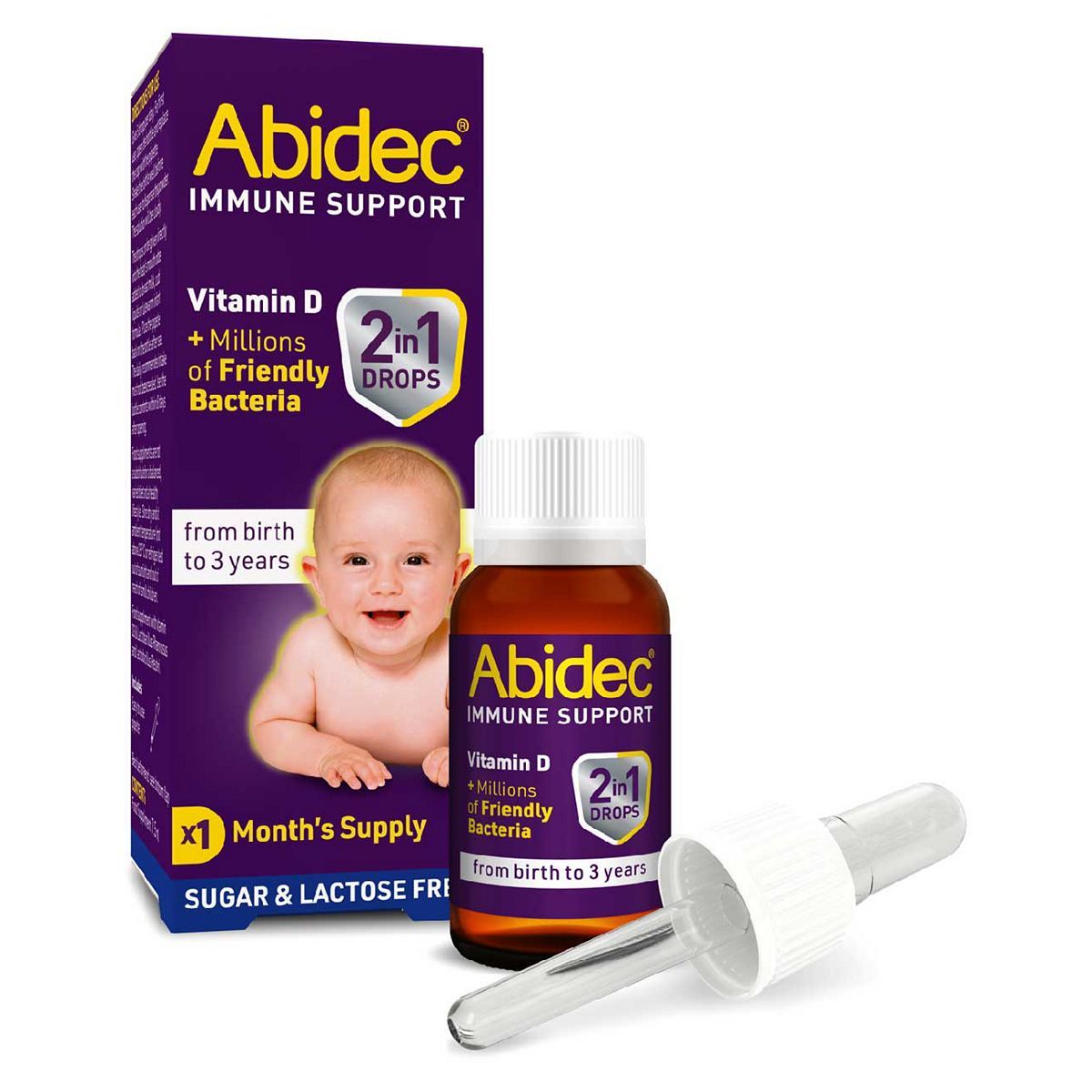 Abidec Vitamin D Immune Support Drops - 7.5ml - McGrocer