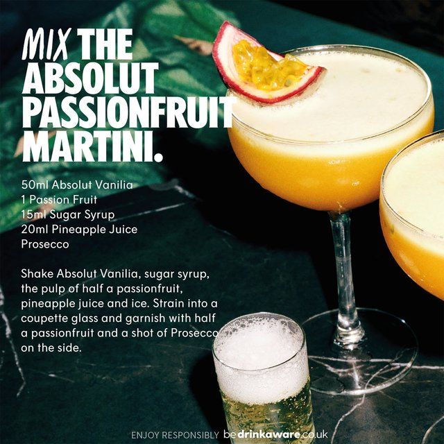 Absolut Vanilia Vanilla Flavoured Swedish Vodka   70cl - McGrocer