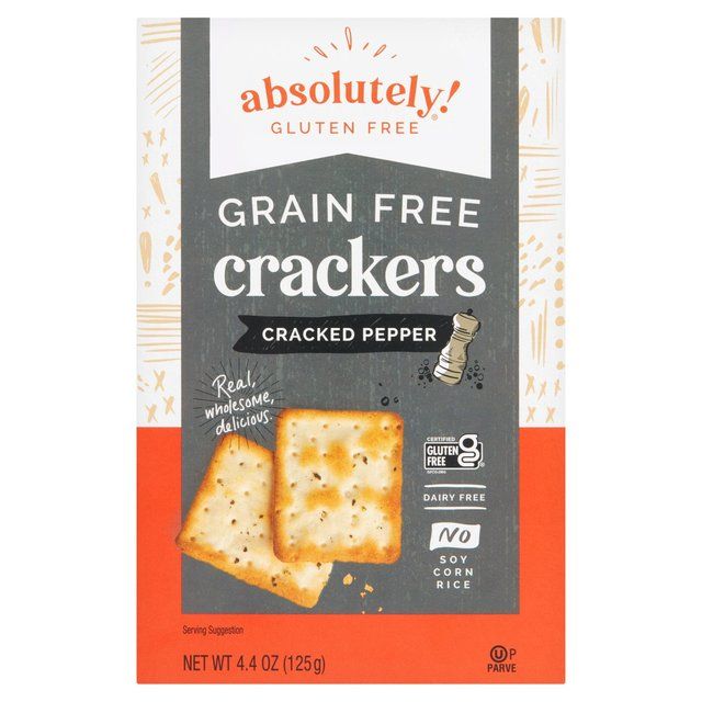 Absolutely Gluten Free Crackers Cracked Pepper   125g - McGrocer