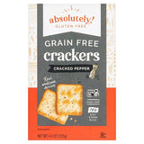 Absolutely Gluten Free Crackers Cracked Pepper   125g - McGrocer