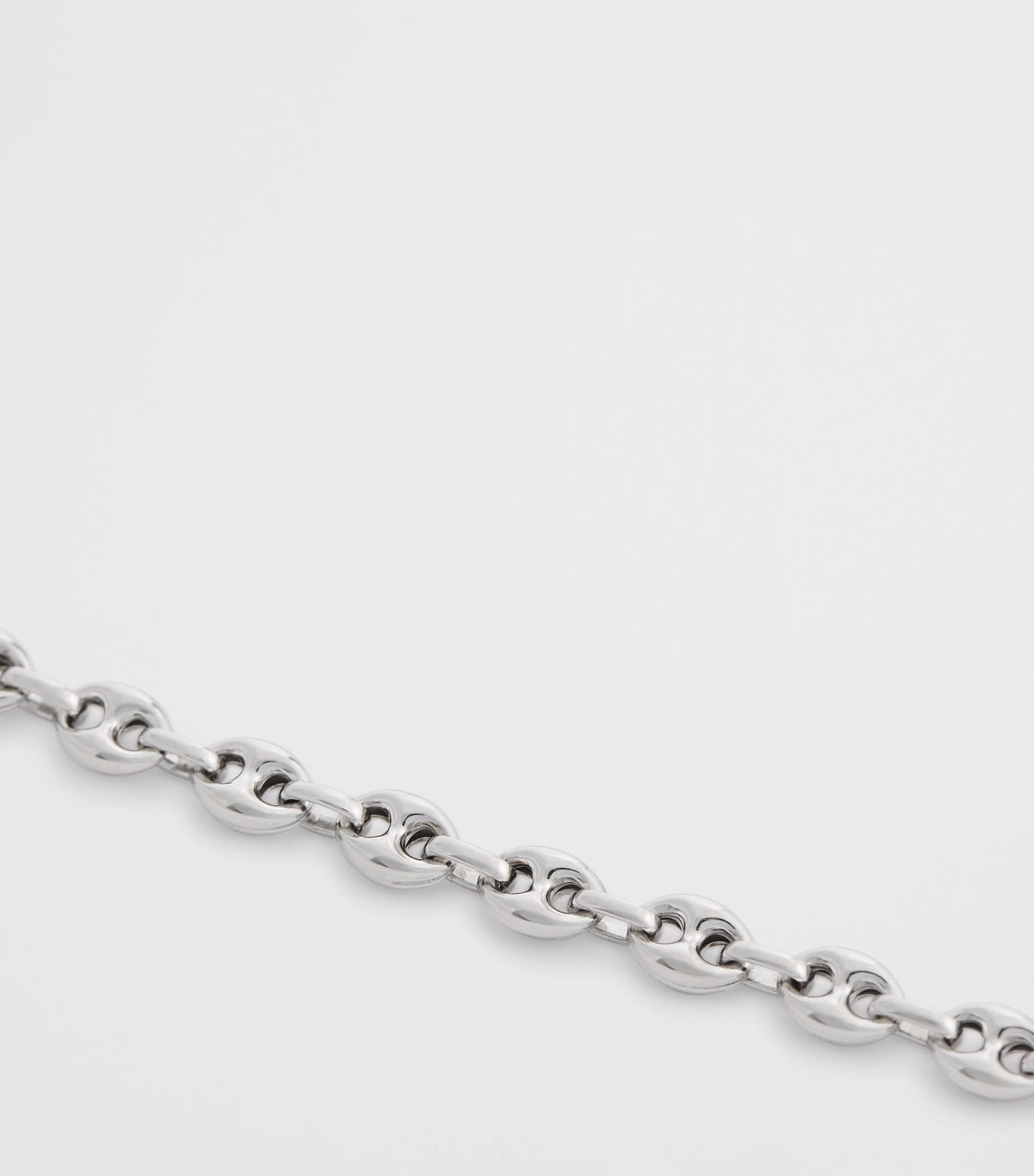 Tateossian Sterling Silver Marine Link Chain Bracelet (British brand)