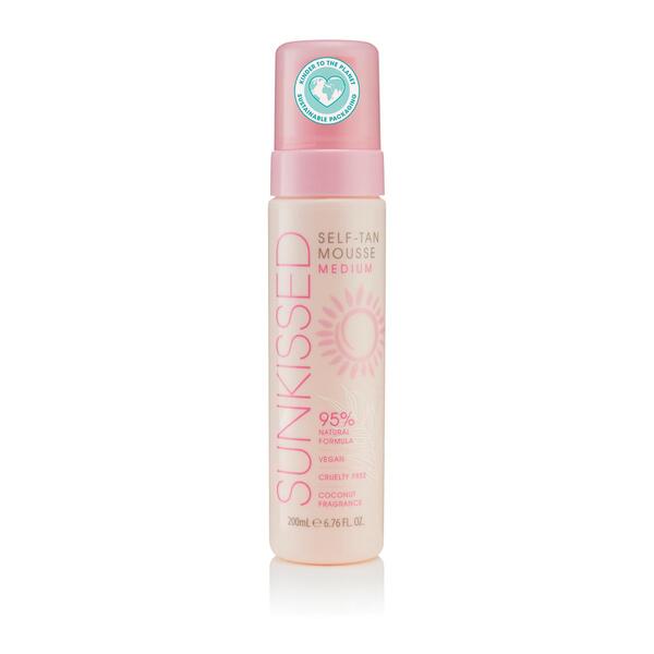 Sunkissed Self Tan Mousse Medium 200ml (British brand)