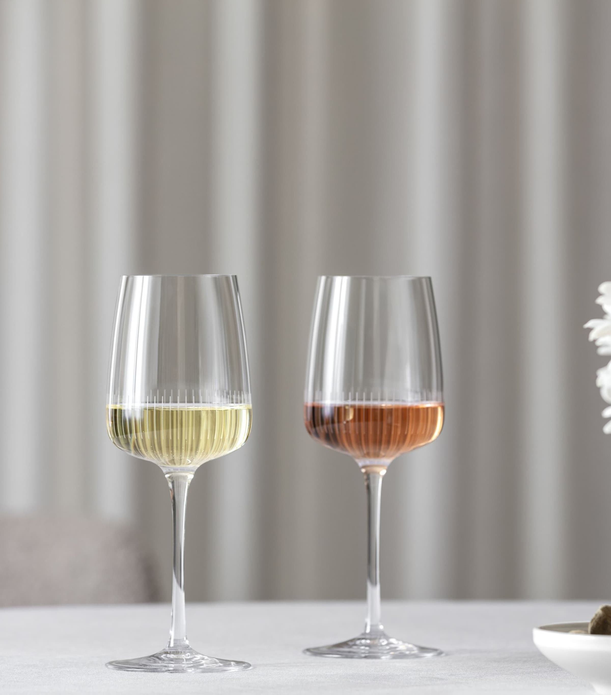 Villeroy & Boch Set of 4 Crystal Afina White Wine Glasses (125ml)