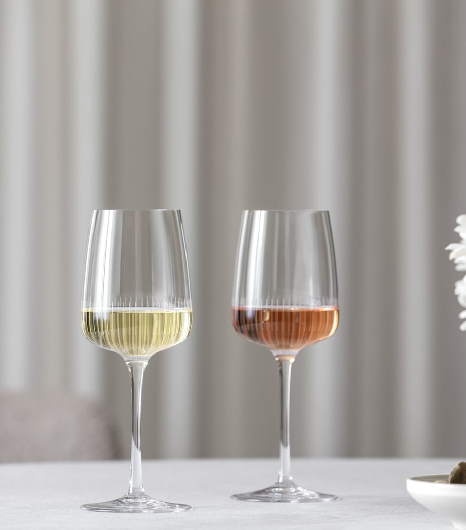 Villeroy & Boch Set of 4 Crystal Afina White Wine Glasses (125ml)