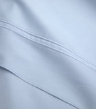 Yves Delorme Triomphe Celeste Super King flat sheet 270cm x 295cm (British brand)