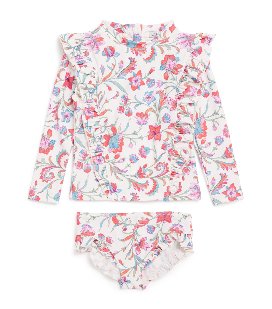 Louise Misha floral tankini and shorts set for children 3-10 years, UK version