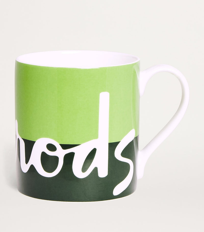 Harrods ceramic logo mug, UK version