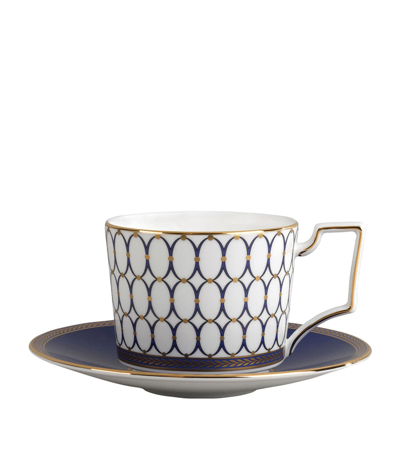 Wedgwood Renaissance teacup and saucer (British brand)