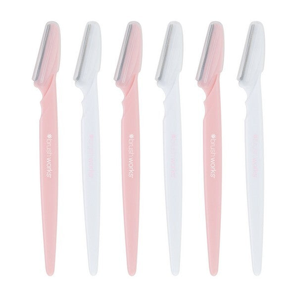 Brushworks Angled Dermaplaners Pack of 6 - British product