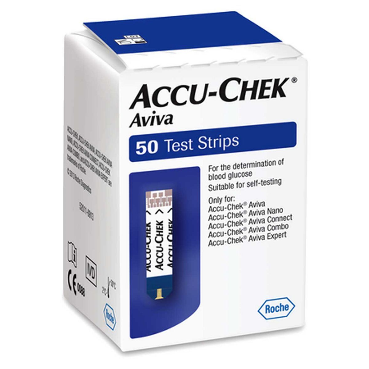 Accu-Chek® Aviva Blood Glucose Test Strips - 50 strips - McGrocer