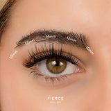 House of Amor Fierce D Curl Extra Long False Eyelashes, UK version