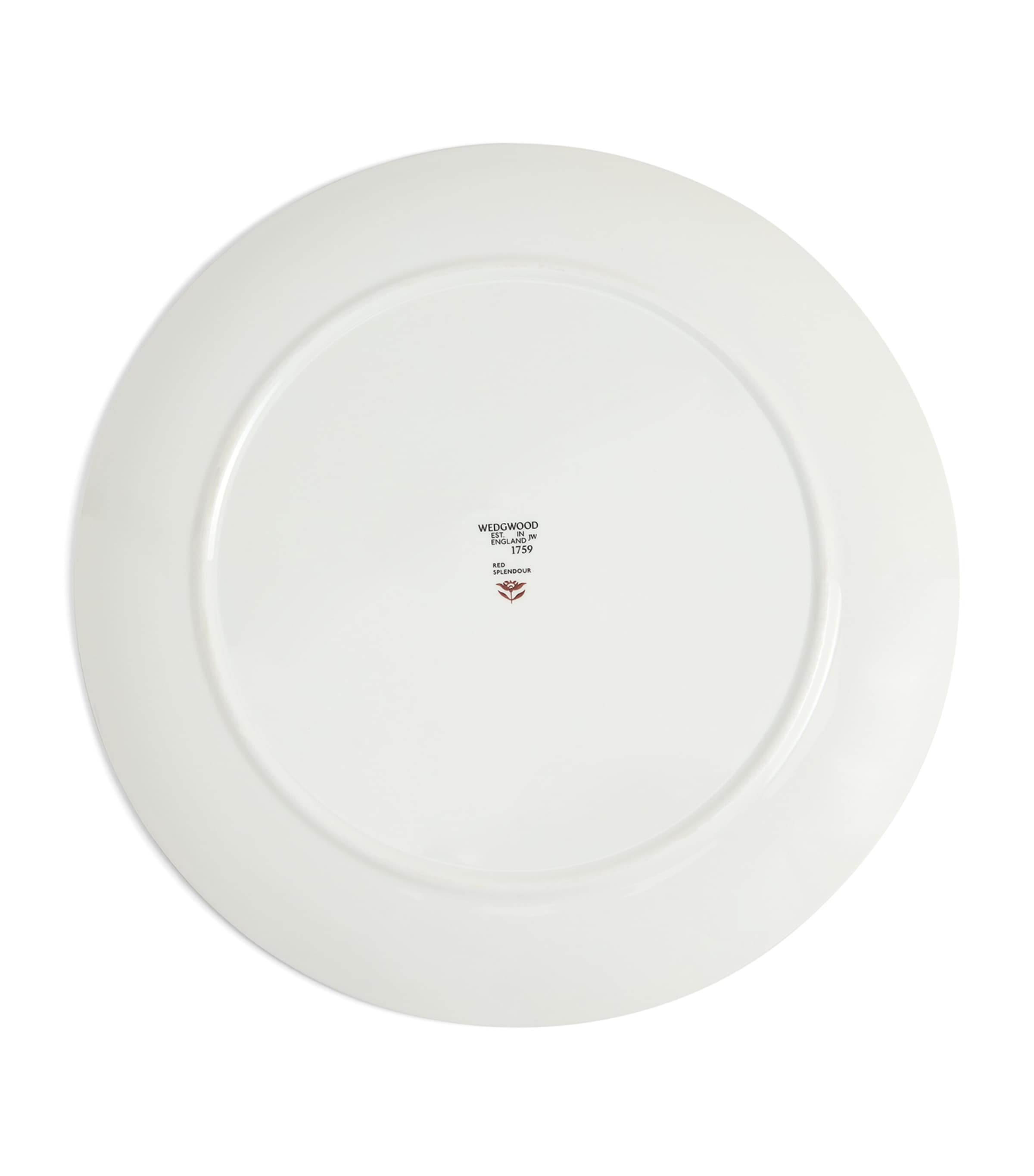 Wedgwood Red Splendour plate 34cm (British brand)