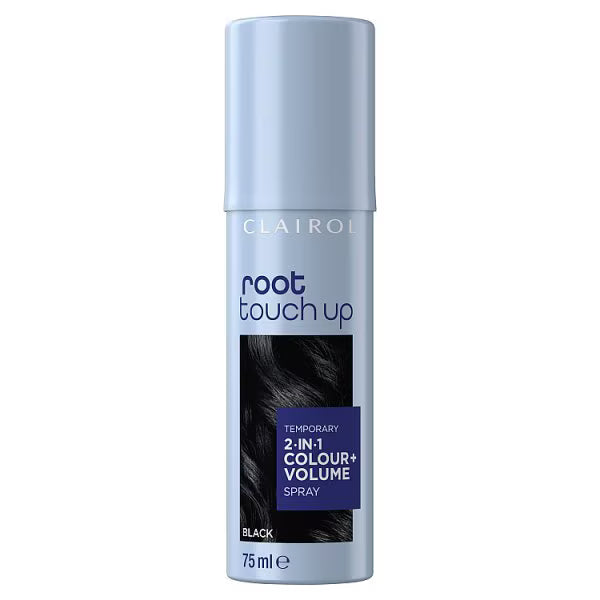 Clairol root touch up colour spray black can - British product