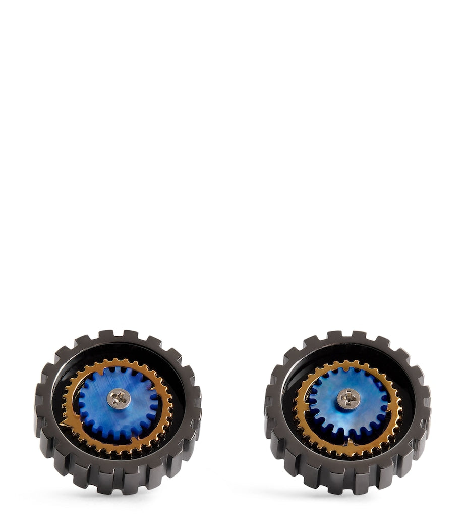 Tateossian Rotate Gear cufflinks (British brand)