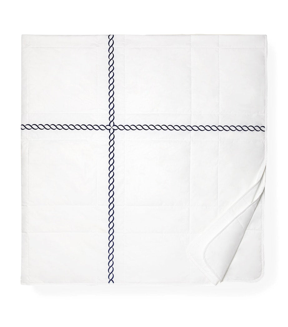 Pratesi Treccia super king bedspread 290x260cm, imported from the UK