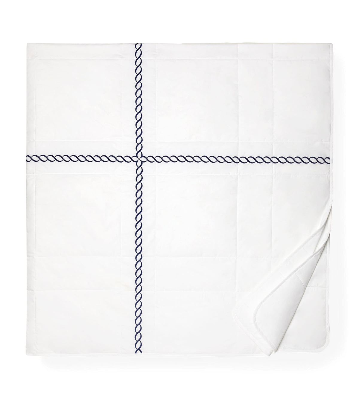 Pratesi Treccia super king bedspread 290x260cm, imported from the UK
