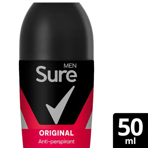 Sure Men Original antiperspirant roll-on 50ml (British brand)