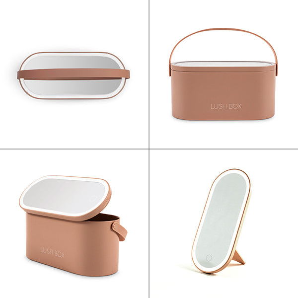 Rio Lush Box pink makeup case, imported from the UK
