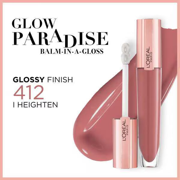 L'Oreal Paris Glow Paradise Balm-In-Gloss 412 Heighten, UK version