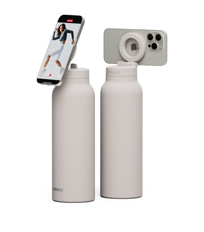 Hydration Bottle with Integrated Sip Straw and Wide Base, 710ml