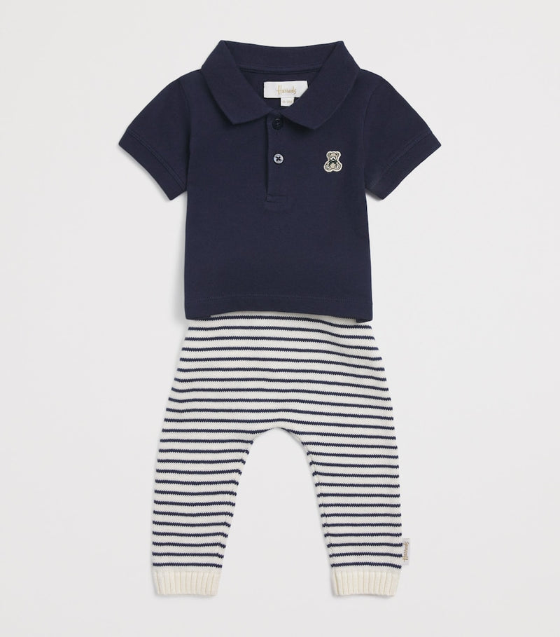 Harrods cotton polo shirt 0-18 months, UK version