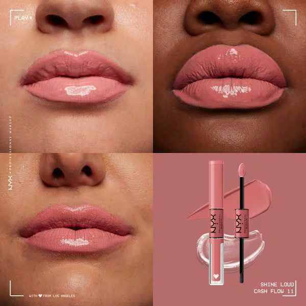 NYX Shine Loud Lip Gloss Cash Flow (British brand)