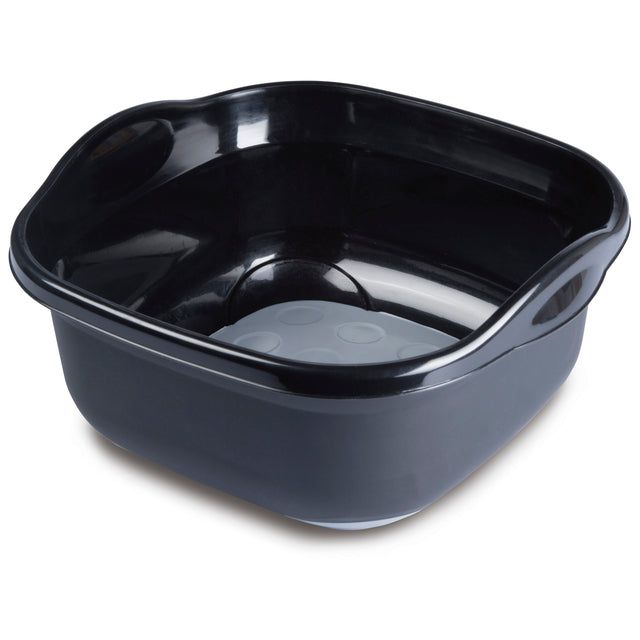 Addis Premium Soft Touch Washing Up Bowl Black / Grey - McGrocer