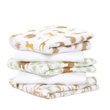 Aden+Anais essentials 5 pack cotton muslin squares tanzania   5 per pack - McGrocer