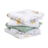 Aden+Anais essentials 5 pack cotton muslin squares Winnie+friends   5 per pack - McGrocer