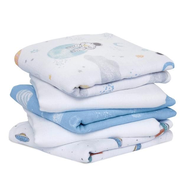 Aden + Anais Muslin Squares Space Explorers   5 per pack - McGrocer