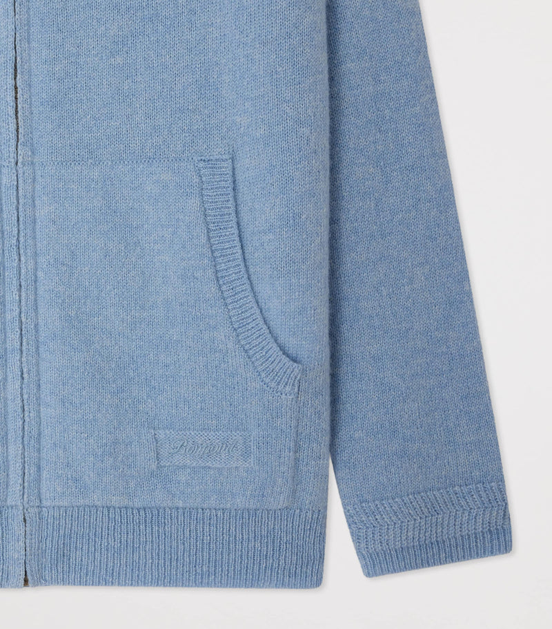 Bonpoint Cashmere Elyan Zip-Up Hoodie for kids 10-14 years - British product
